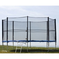 Детский батут ФанФит с сеткой и лесенкой 465 см